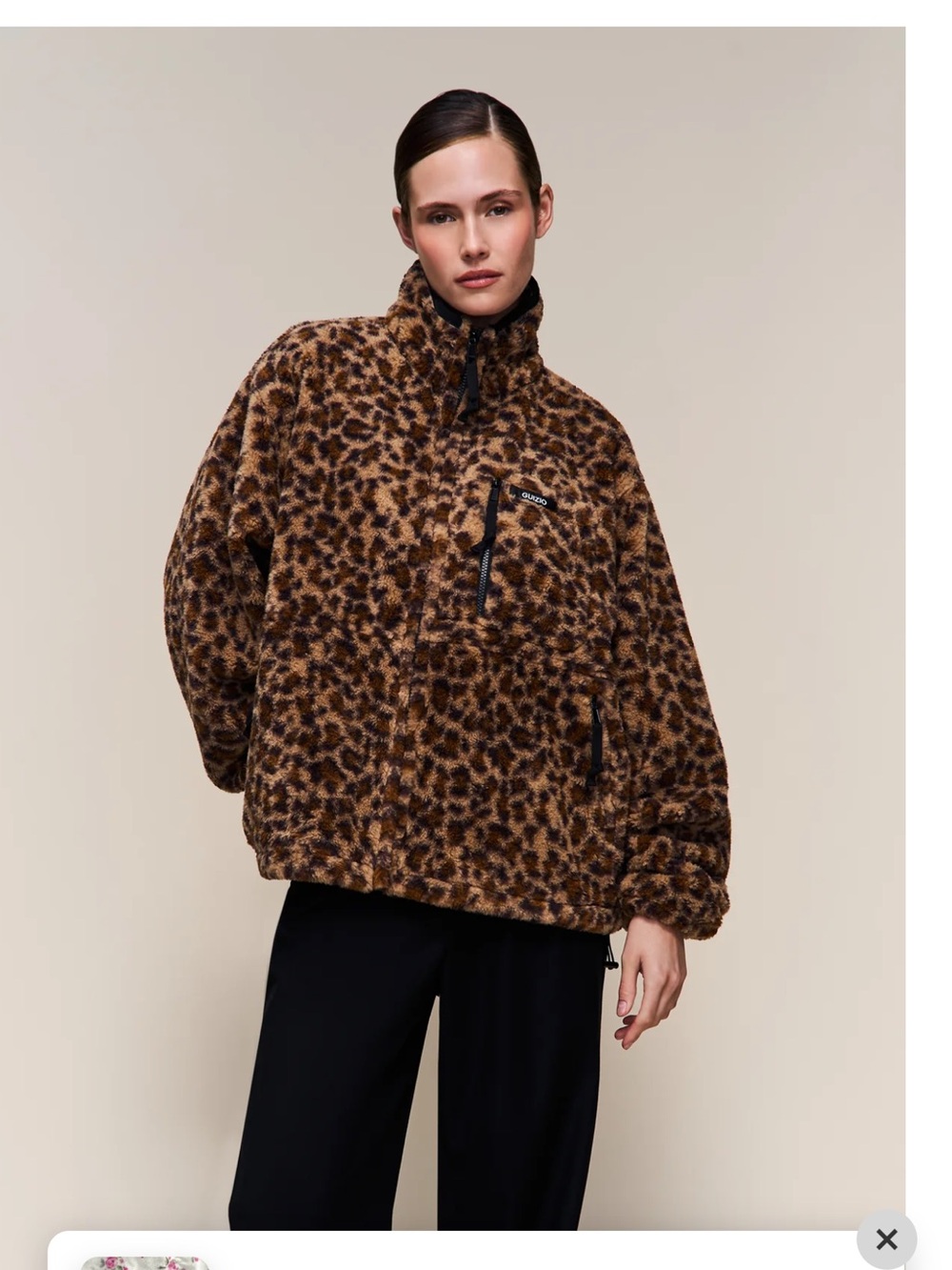 GUIZIO leopard fleece - Picture 2 of 2
